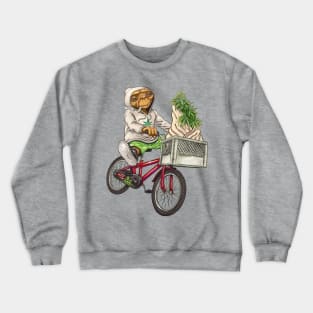 Classic ET Ride Bike With Weed Crewneck Sweatshirt